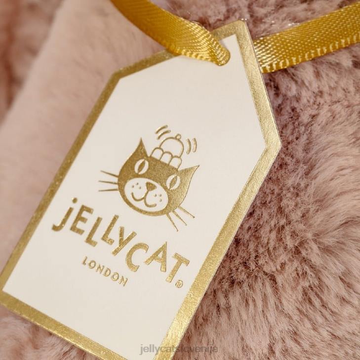 sl Jellycat personaliziran sramežljiv luksuzni zajček rosa srednje roza P622155 igrača