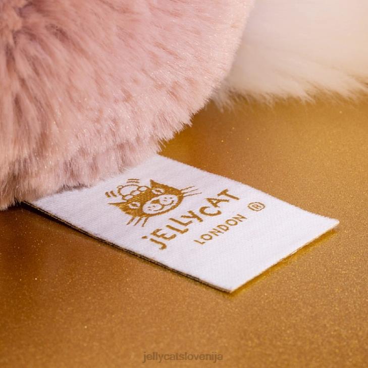 sl Jellycat personaliziran sramežljiv luksuzni zajček rosa srednje roza P622155 igrača