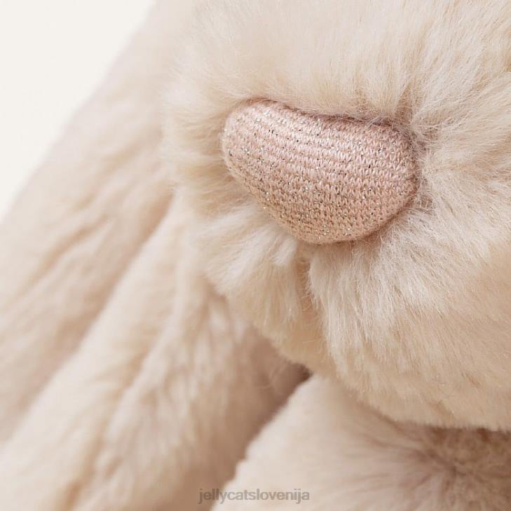 sl Jellycat personaliziran sramežljiv luksuzni zajček vrba srednje bež P622237 igrača