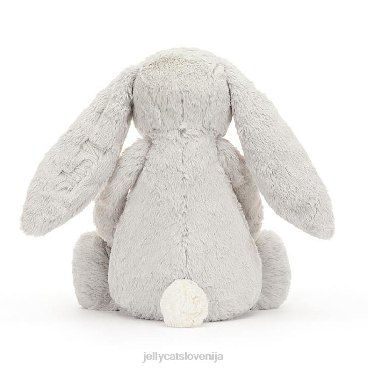 sl Jellycat personaliziran sramežljiv zajček ogromen srebrn P622450 igrača
