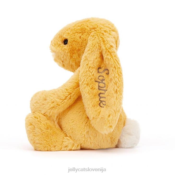 sl Jellycat personaliziran sramežljiv zajček srednje sončne svetlobe P622314 igrača
