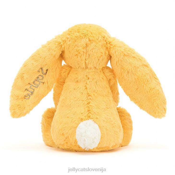 sl Jellycat personaliziran sramežljiv zajček srednje sončne svetlobe P622314 igrača
