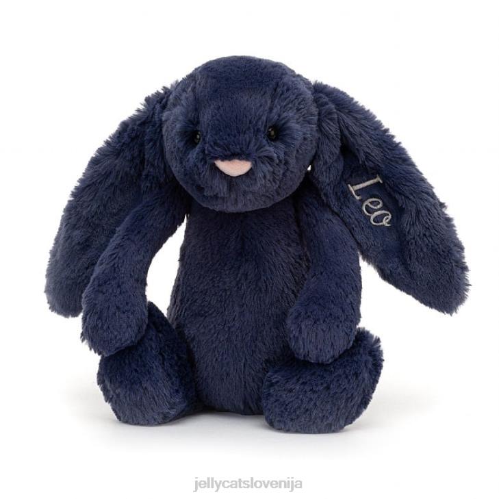 sl Jellycat personalizirani sramežljivi zajček, srednje modra P622242 igrača