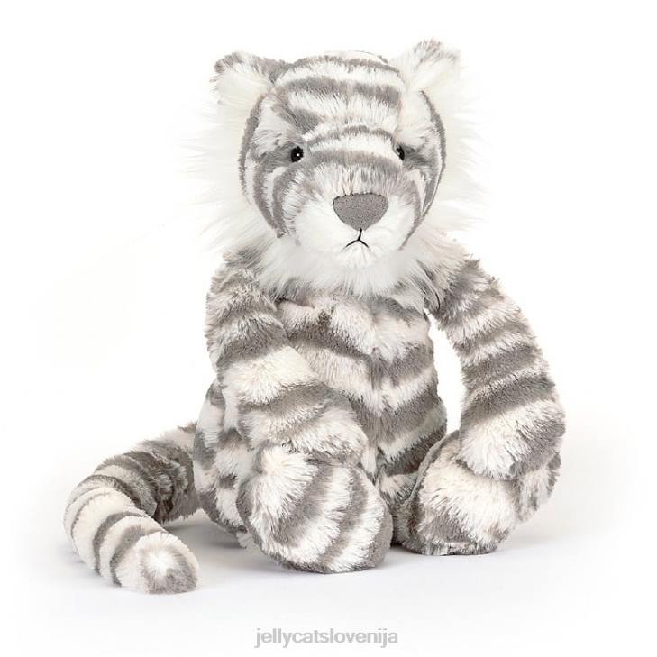 sl Jellycat sramežljiv snežni tiger sivo-bel P622609 igrača