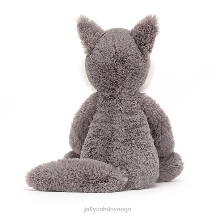 sl Jellycat sramežljiv volk sivo-bel P622179 igrača
