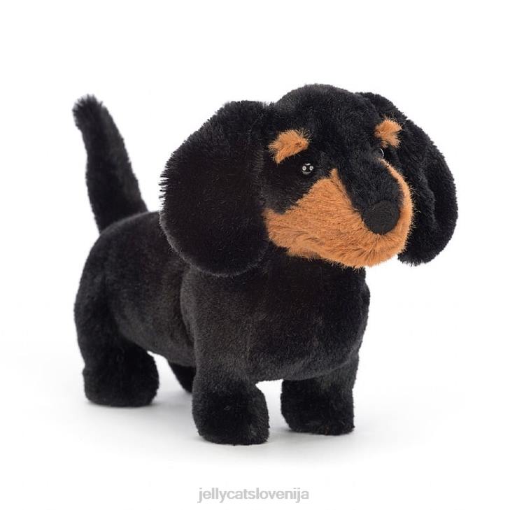 sl Jellycat freddie sausage dog black P622721 igrača