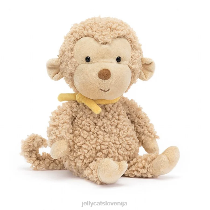 sl Jellycat fuzzkin monkey brown P622395 igrača