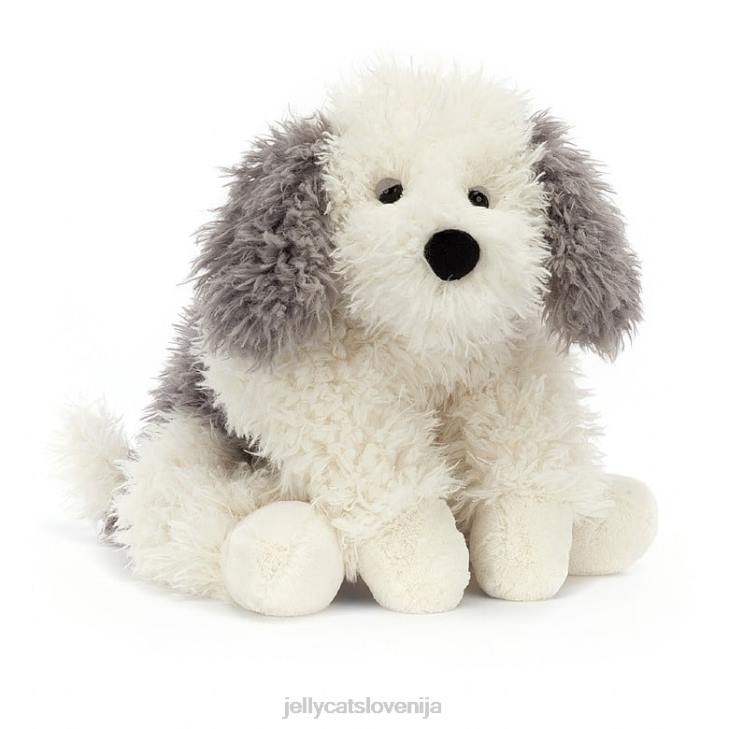 sl Jellycat floofie ovčar sivo-bel P622403 igrača