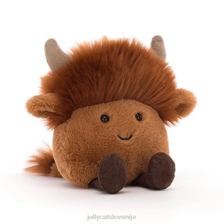 sl Jellycat amuseabean Highland cow brown P62282 igrača
